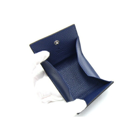 Gucci Blue Wallet Navy leather Case - Picture 3 of 4